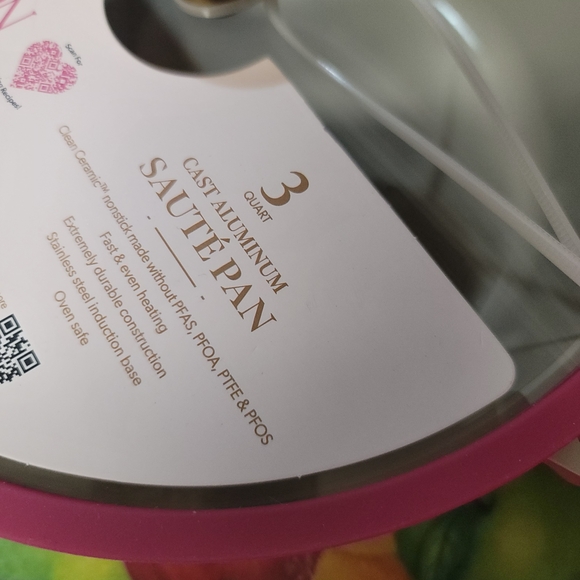 Pink Non-Stick Frying Pan with Lid Paris Hilton Tropic pink - Picture 4 of 6